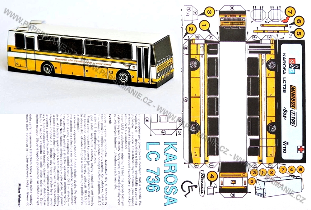 Bus Karosa LC 736 - dálkový