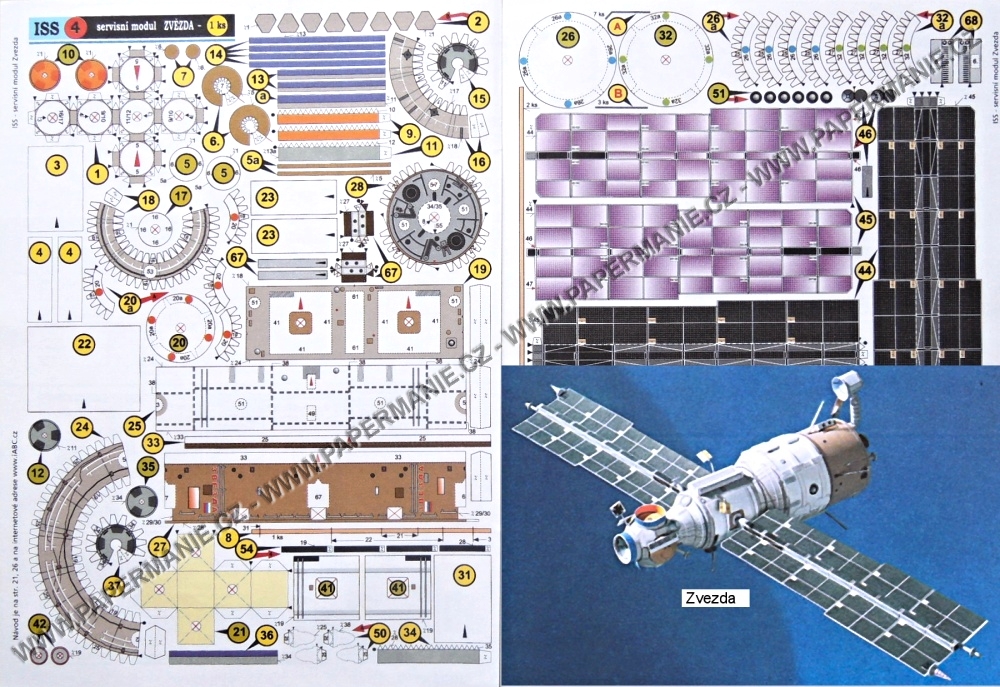 ISS - Servisní modul Zvezda