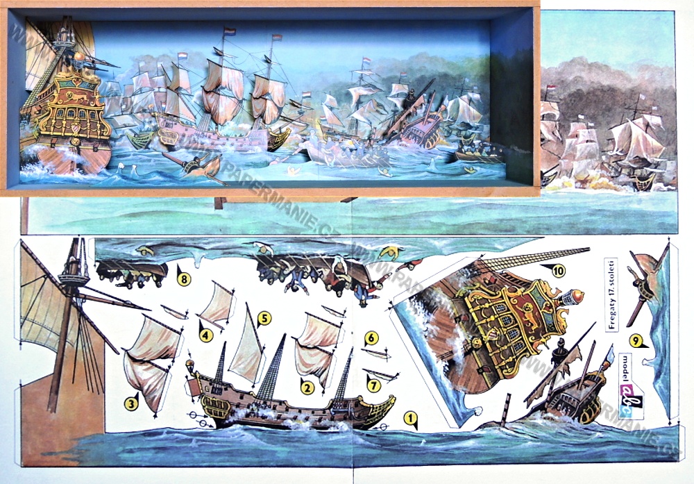 Fregaty ze 17. století - bitva