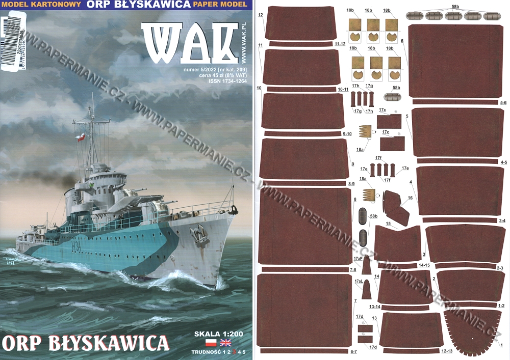 Polský torpédoborec ORP Blyskawica