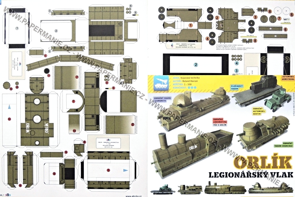 Orlík - Legionářský vlak