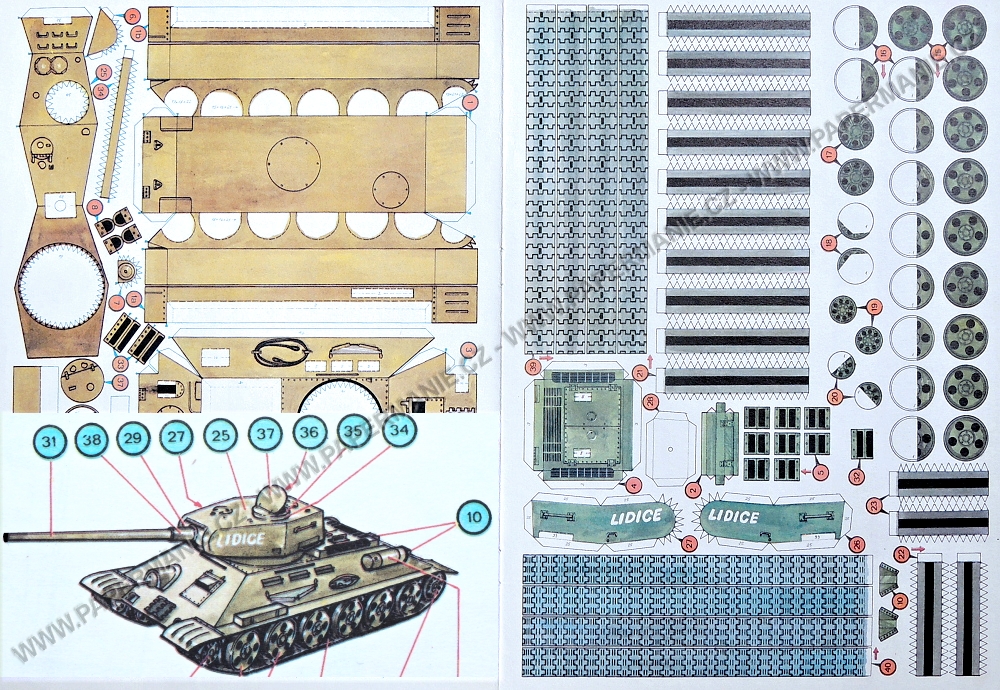 Tank T-34 Lidice