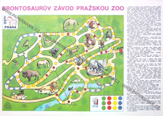 Brontosaurův závod pražskou ZOO