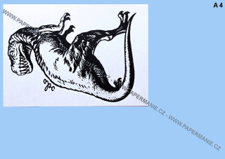 Nažehlovací obtisk - Tyranosaurus