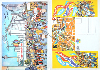 Festivalová pohlednice Berlín 1973