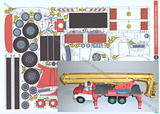 Tatra 148 - vysokozdvižná požární plošina PP 27.1