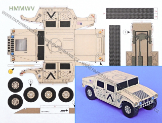 Humvee - USA obrněné vozidlo 